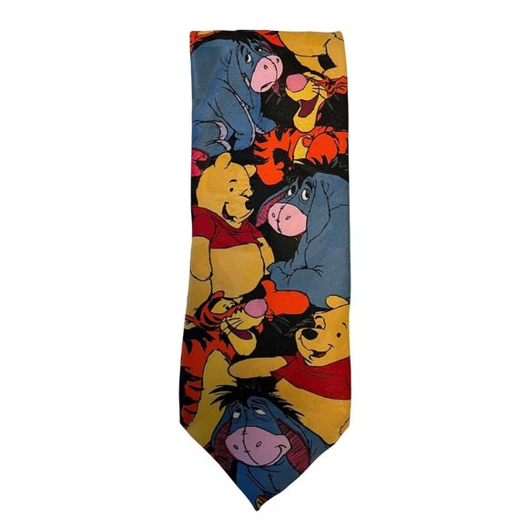Men's Tie Disney Winnie the Pooh, Tigger & Eeyore - Picture 1 of 3